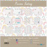 Papers For You Racoon Fantasy Scrap Paper Pack (12pcs) (PFY-2837)
